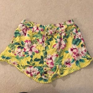 Flowery shorts